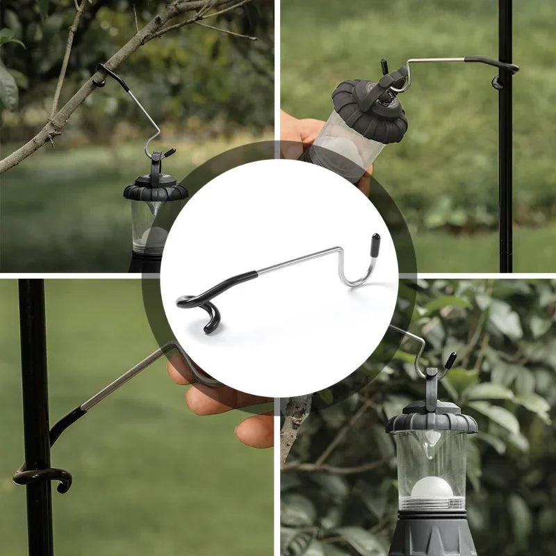 Robuster Zeltstangen-Haken aus Edelstahl, 3er-Set – clever-campen Ansicht 6