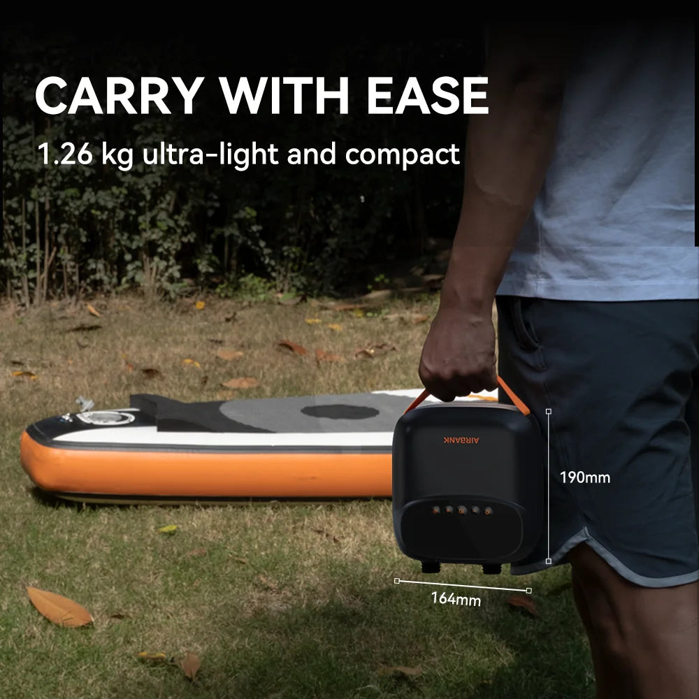 Luftpumpe für Zelte und SUP-Boote – clever-campen Ansicht 3