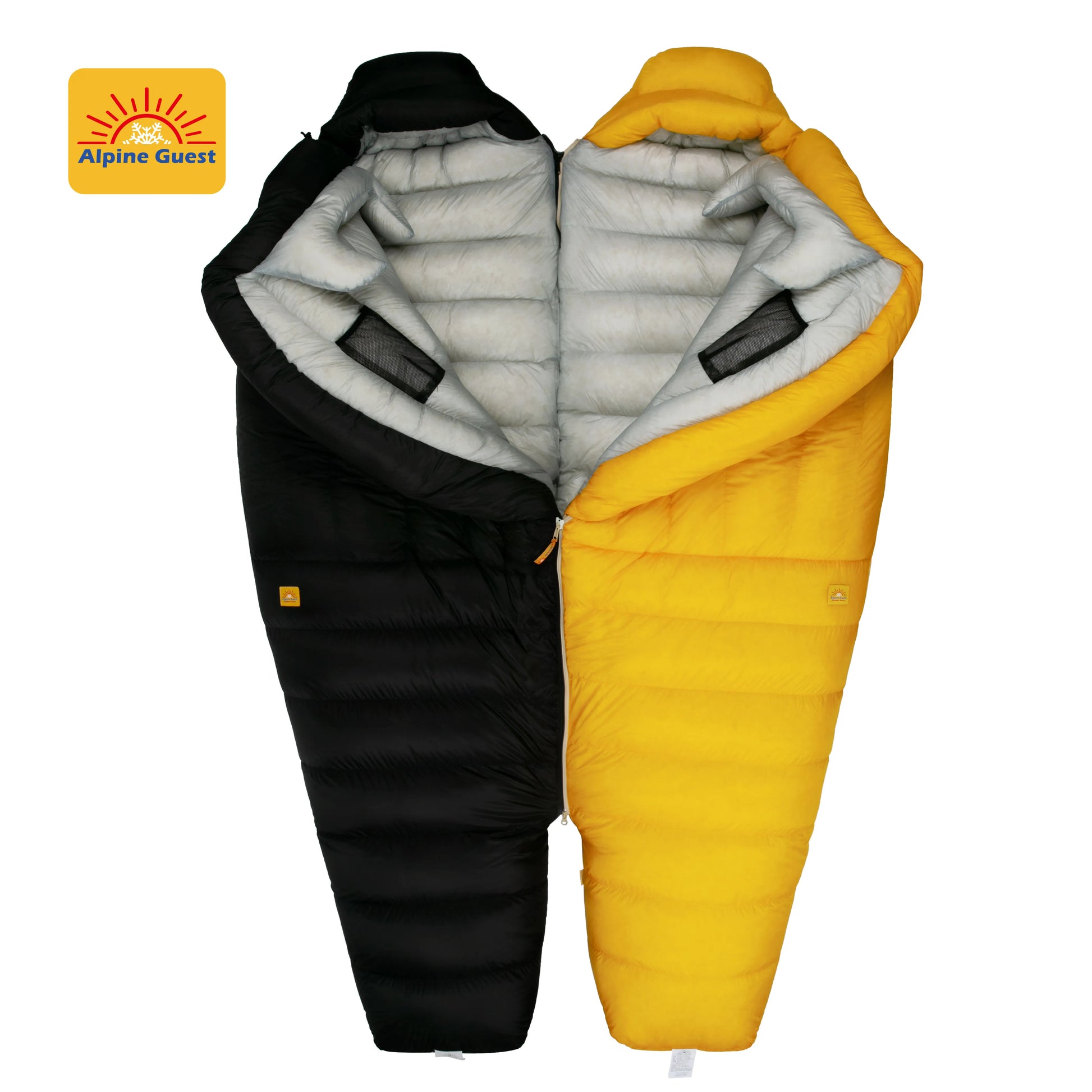 Alpine Guest Mumienschlafsack 10D Nylon 800+FP Daunen – clever-campen Ansicht 5