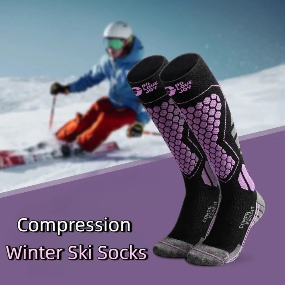Thermische Skisocken für Winter – atmungsaktiv – clever-campen Ansicht 4