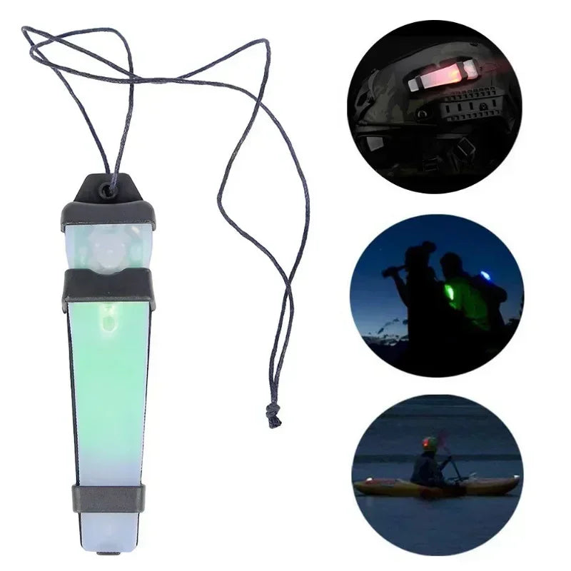 Taktische Sicherheitsblitzlichter für Helme – wasserdicht – clever-campen Ansicht 3