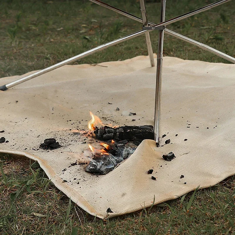 Feuerfeste Picknickmatte für Camping und Grillen – clever-campen Ansicht 4