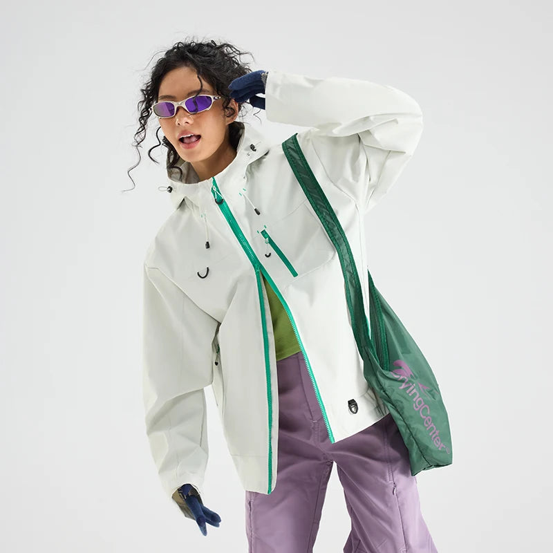 Wasserdichte Unisex Wanderjacke für Angeln und Outdoor – clever-campen Ansicht 5