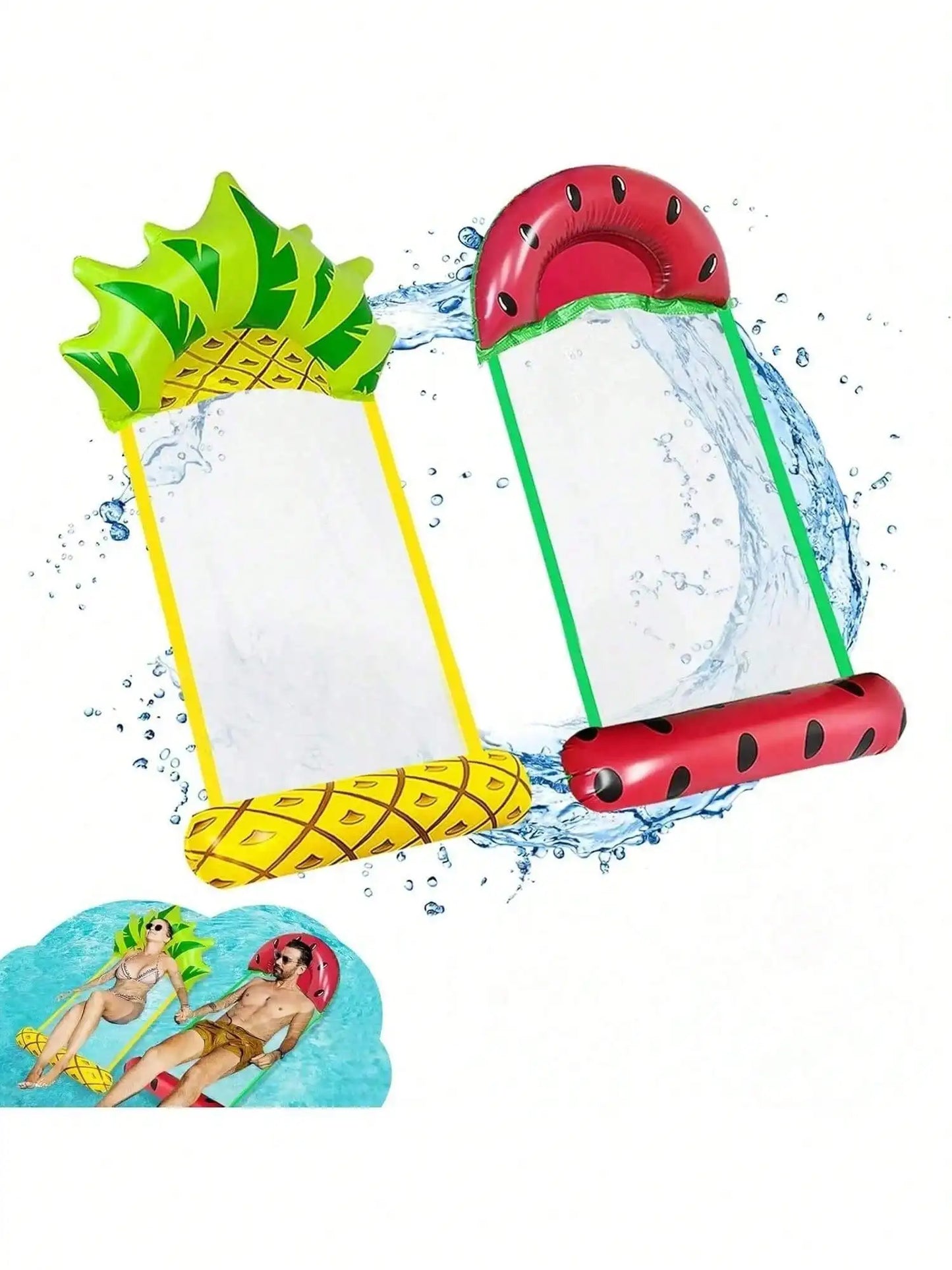 Aufblasbare Wasser-Hängematte für Pool & See – clever-campen Ansicht 4
