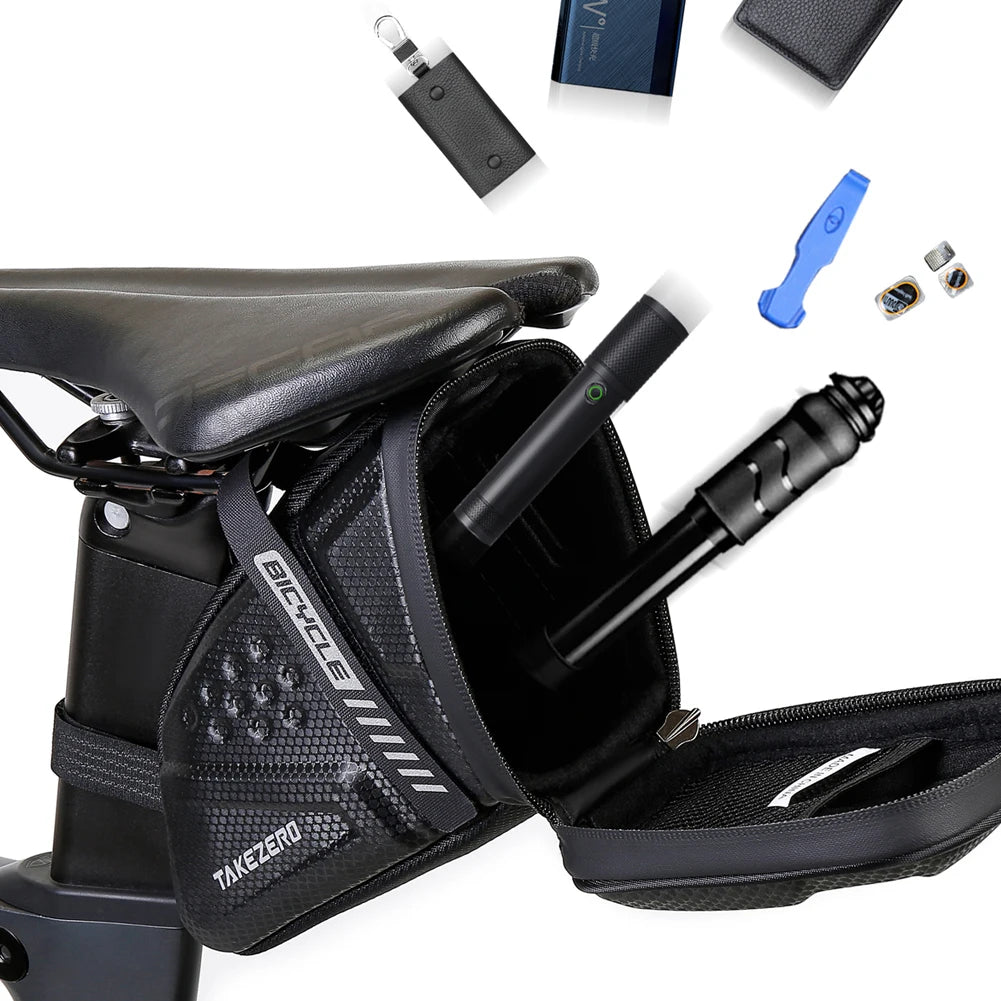 Velo-Satteltasche 1L – Robust & Reflektierend – clever-campen Ansicht 5