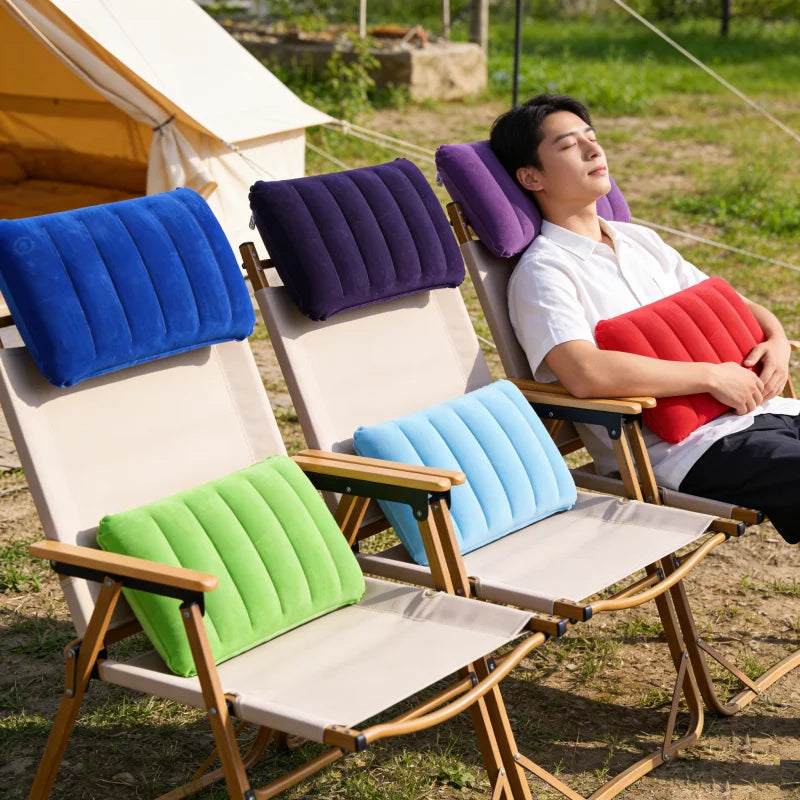 Aufblasbares Campingkissen für Outdoor und Reisen – clever-campen Ansicht 4