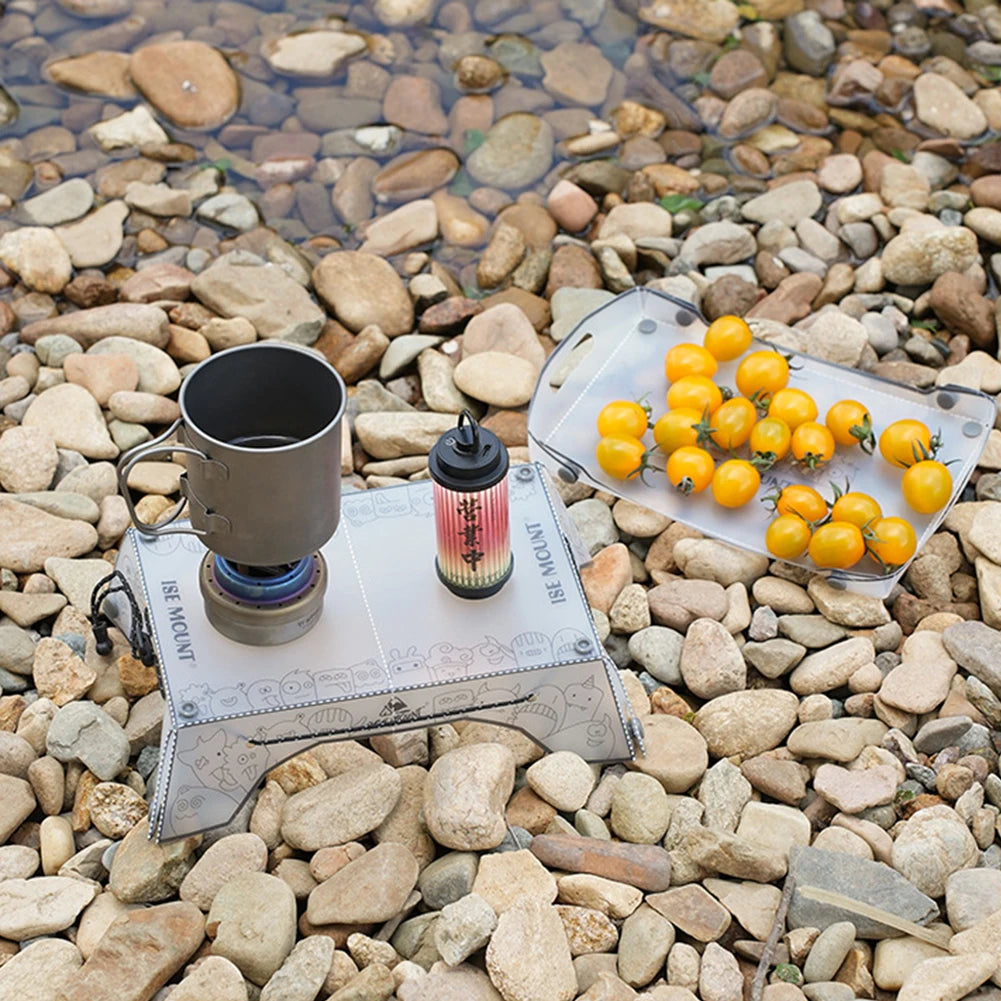 Faltbares Camping Tablett – Leicht und Tragbar – clever-campen Ansicht 5