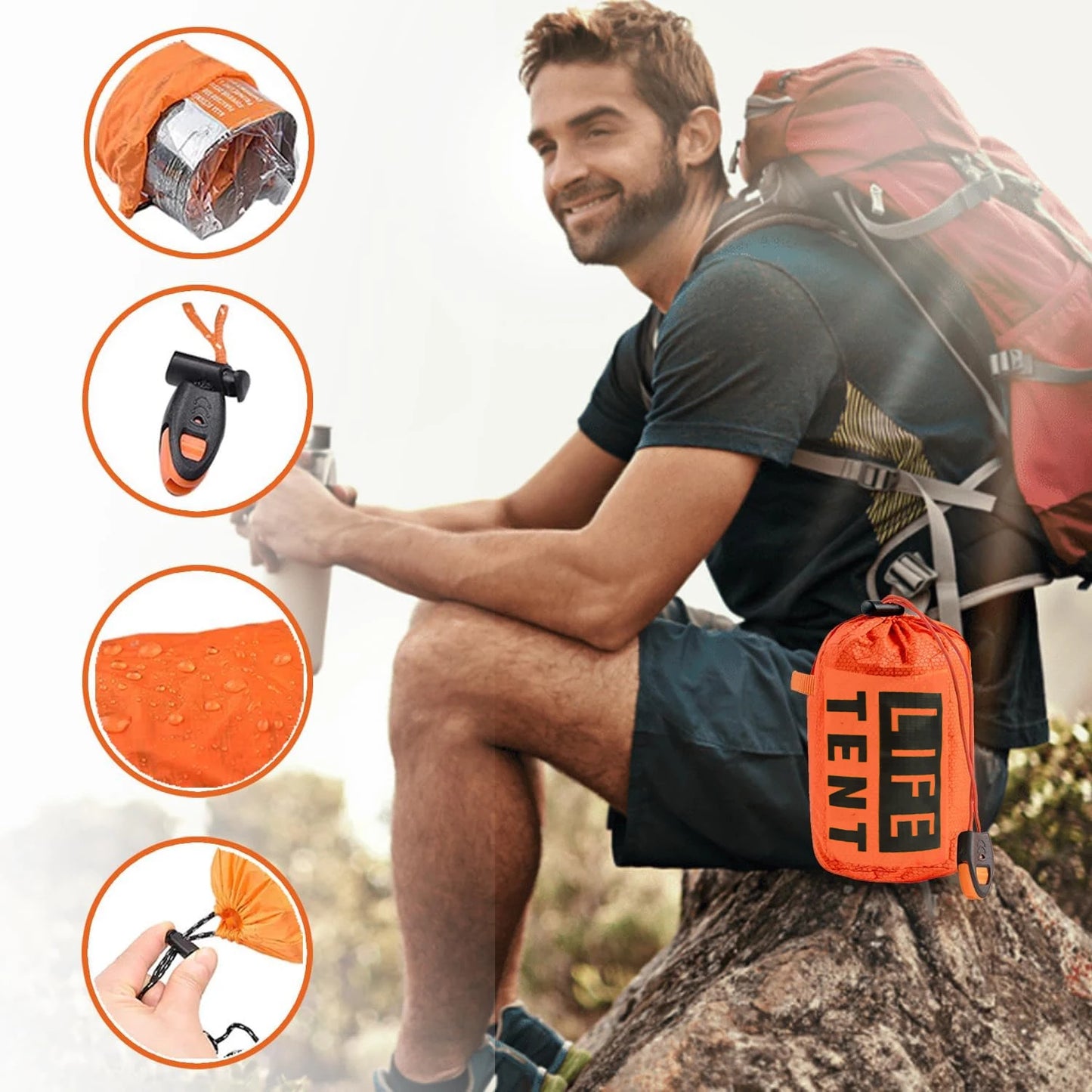 2-Personen-Wasserfestes-Campingzelt – clever-campen Ansicht 3