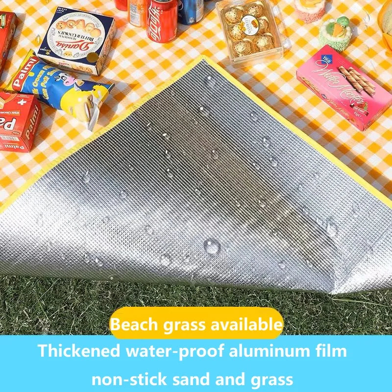 Faltbare Strand- und Picknickdecke wasserdicht – clever-campen Ansicht 4
