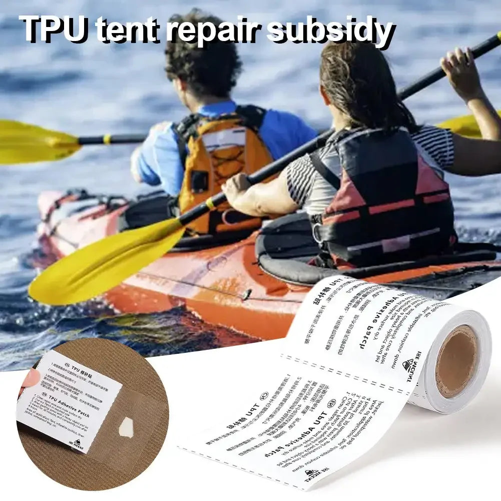 Wasserdichtes Reparaturband für Zelte 7.5x187cm – clever-campen Ansicht 2
