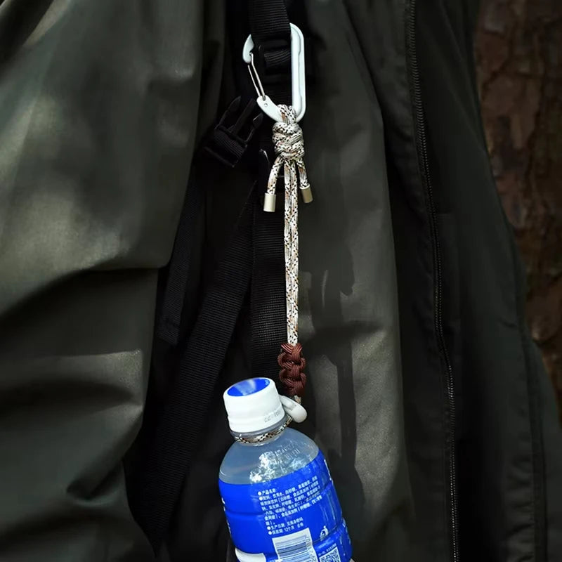 Multifunktionale Paracord Trinkflaschen Halterung – clever-campen Ansicht 4