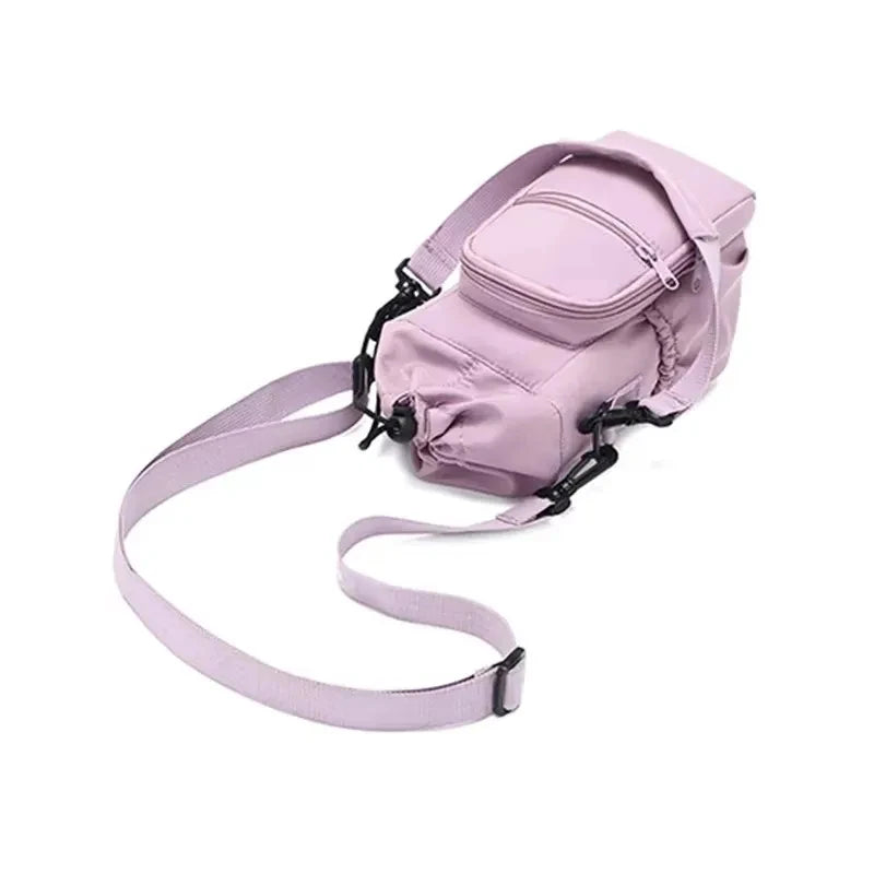 Tragbare Wasserflasche Tasche mit verstellbarem Gurt – clever-campen Ansicht 4