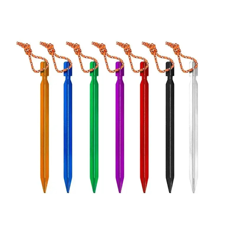 Robuste 18cm Aluminium-Zeltheringe für sicheren Halt beim – clever-campen Ansicht 3