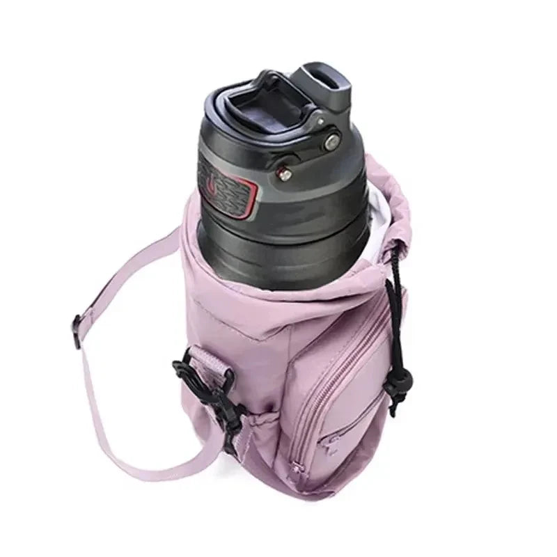 Tragbare Wasserflasche Tasche mit verstellbarem Gurt – clever-campen Ansicht 2