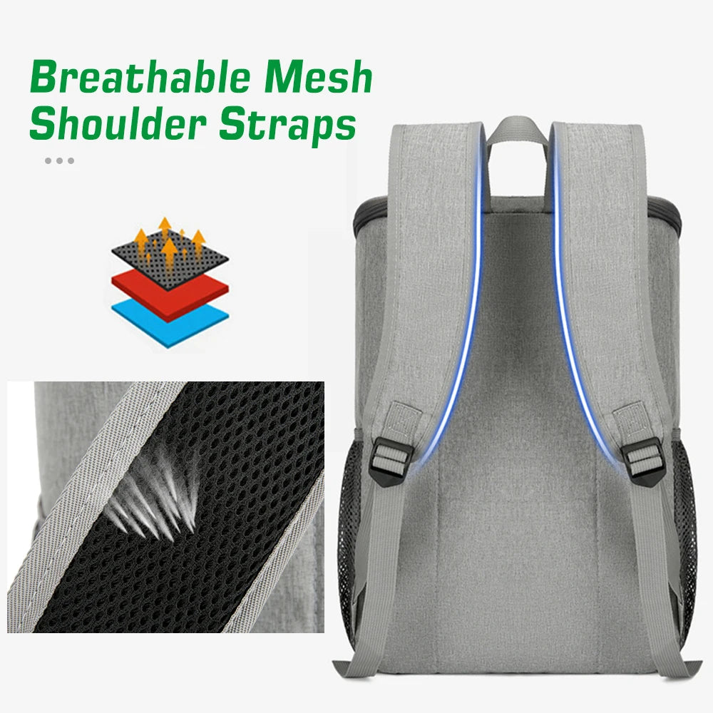 30L Kühltasche Rucksack für Picknick und Outdoor – clever-campen Ansicht 5