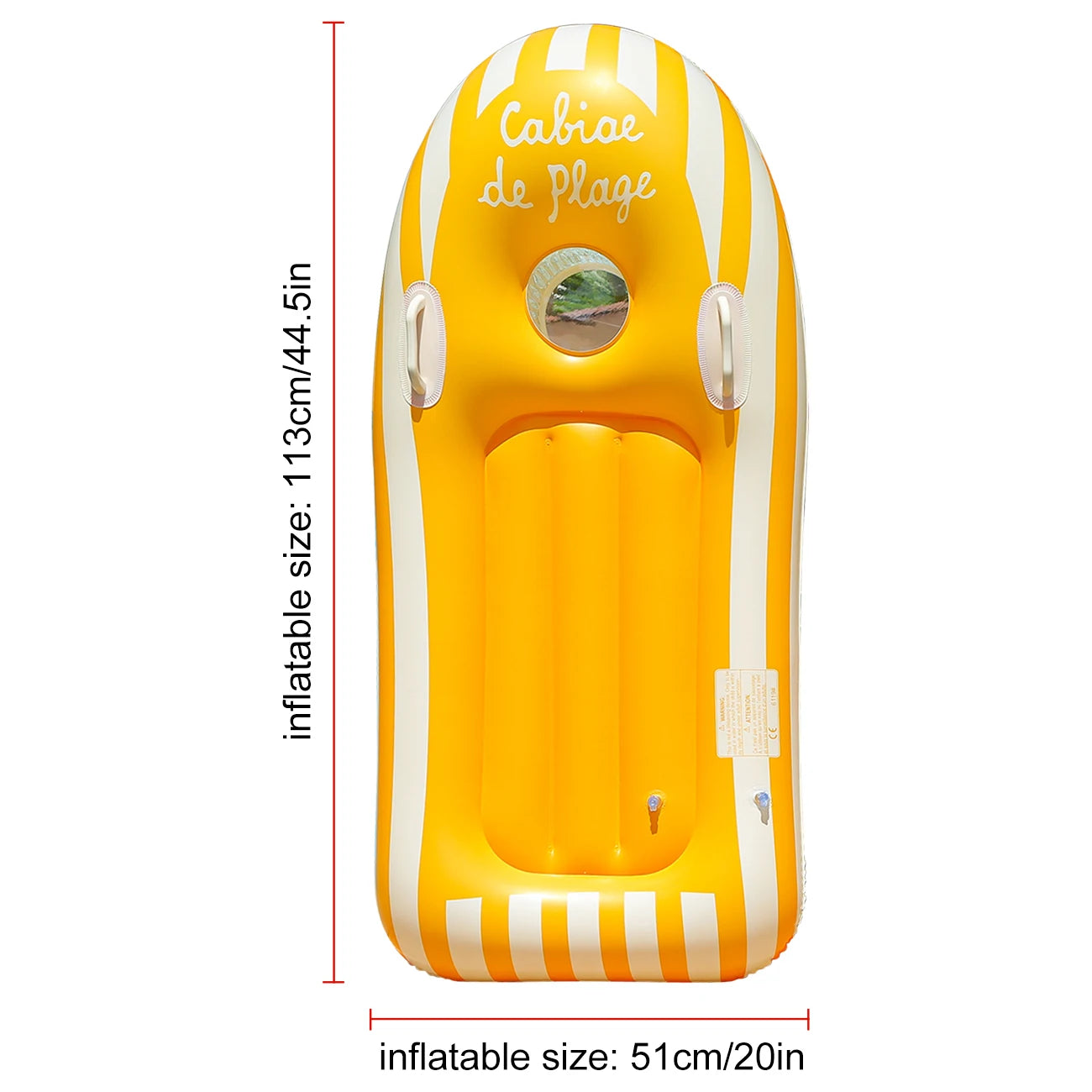 Aufblasbare Liege für den Strand – Schwimm- und Relaxboard – clever-campen Ansicht 6