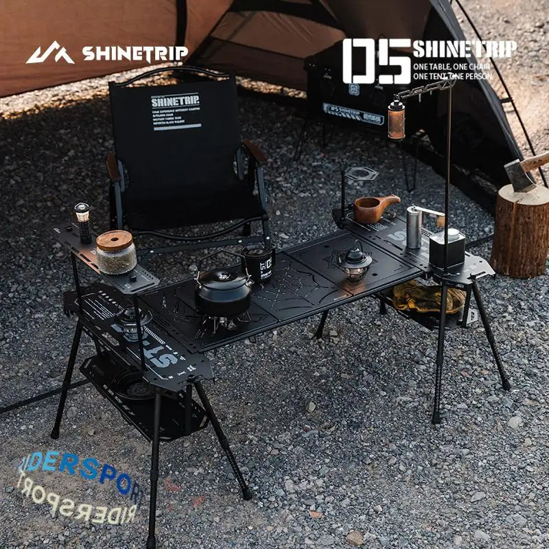 ShineTrip Aluminium Campingtisch klappbar und erweiterbar – clever-campen Ansicht 2
