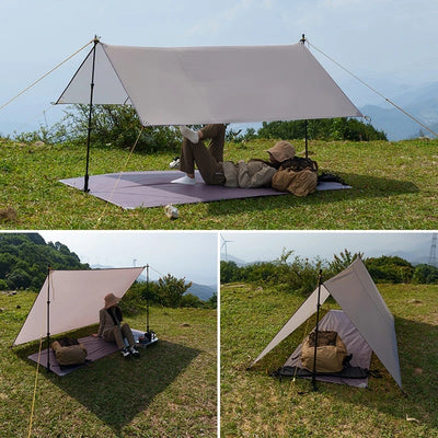 Wasserdichte Zeltunterlage aus 15D Nylon für Camping – clever-campen Ansicht 4