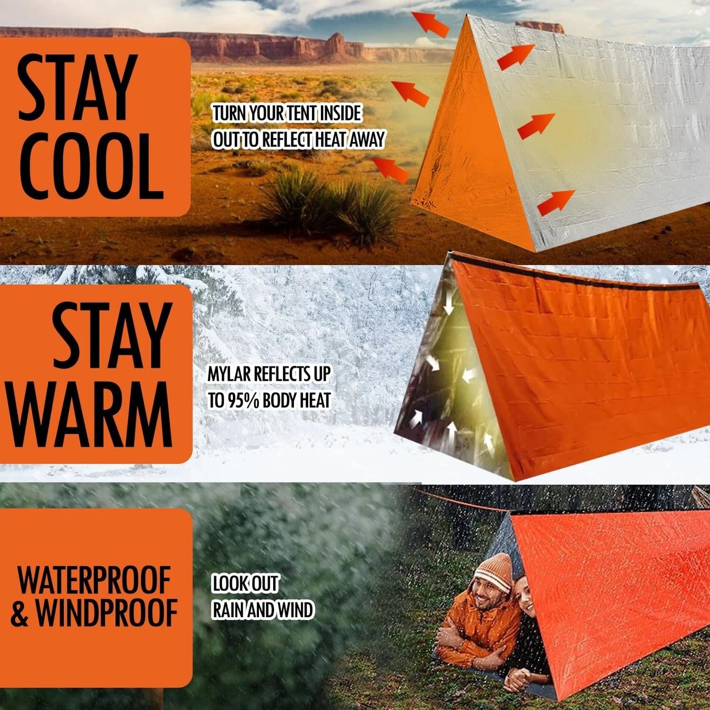 2-Personen-Wasserfestes-Campingzelt – clever-campen Ansicht 2