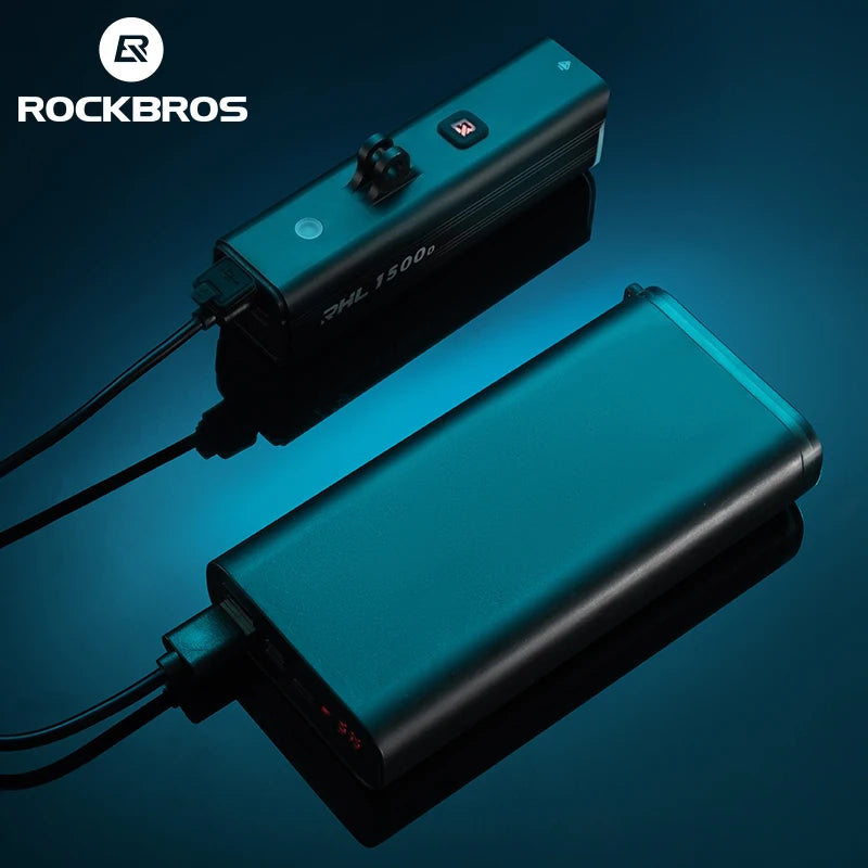 ROCKBROS Fahrradlicht 1500LM Aluminium LED Lampe – clever-campen Ansicht 4