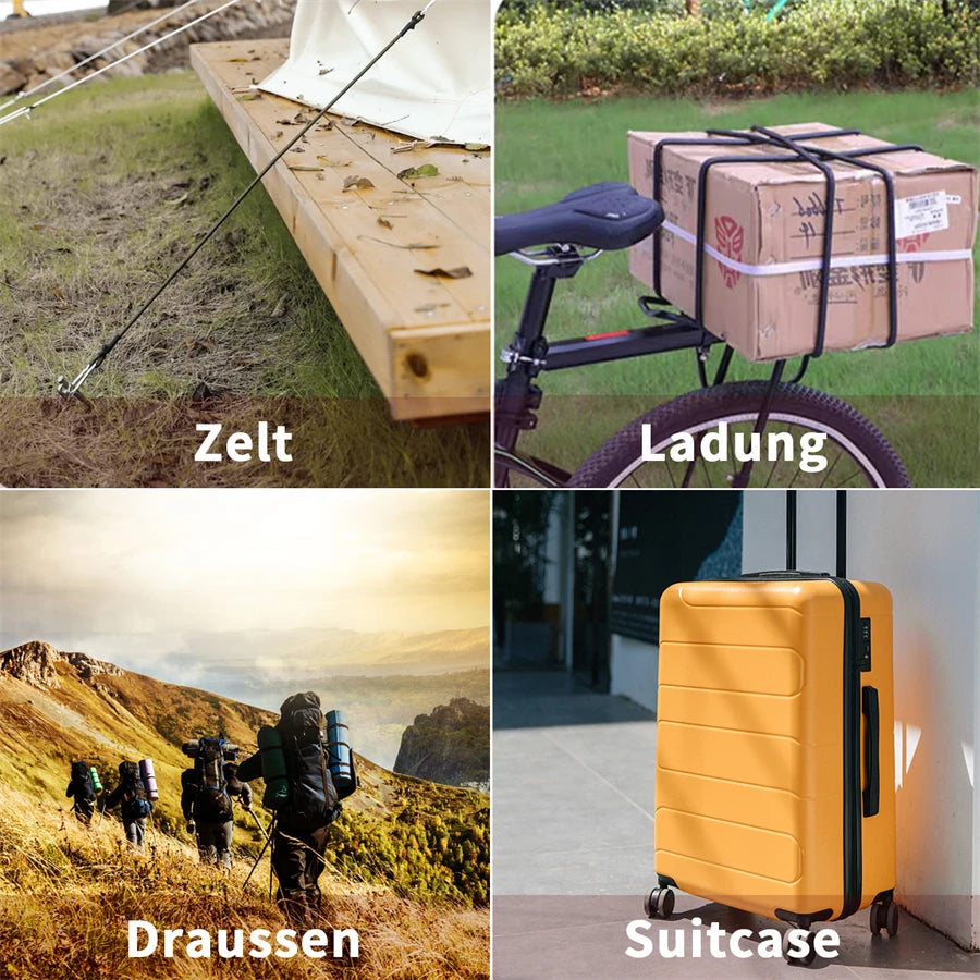 Dehnbare Bungee-Seile 30/60/90/120/150CM mit Haken – clever-campen Ansicht 6