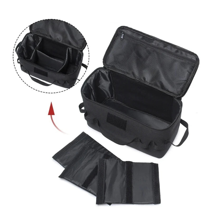 Camping Kochgeschirr-Tasche, Gasflaschen-Organizer – clever-campen Ansicht 3