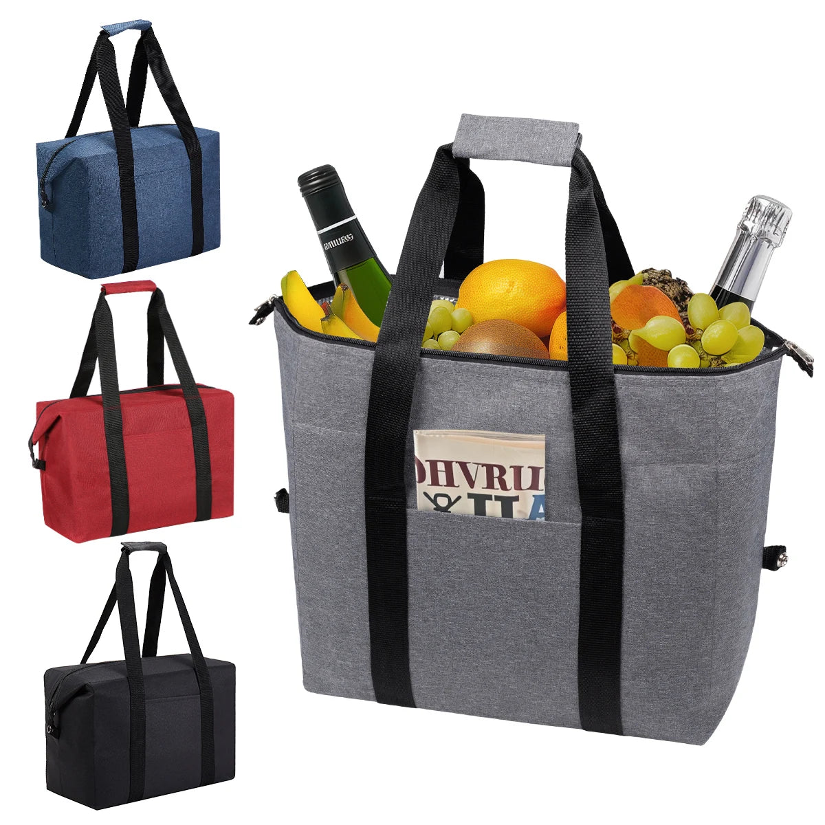 Faltbare Kühltasche mit grossem Volumen für Picknick – clever-campen Ansicht 2