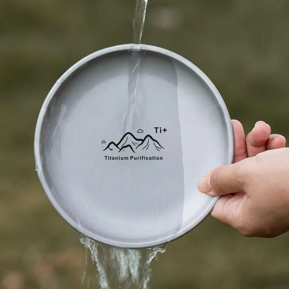 Titanium Camping Teller – Stapelbares Outdoor-Geschirr – clever-campen Ansicht 6