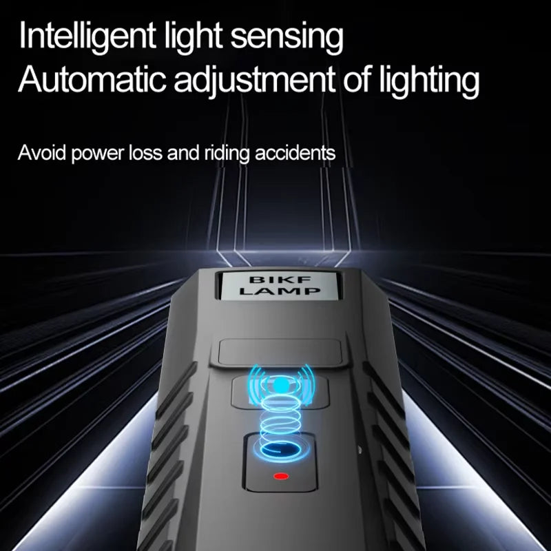 USB Wiederaufladbare Fahrradlampe mit Auto Lichtsensor – clever-campen Ansicht 4