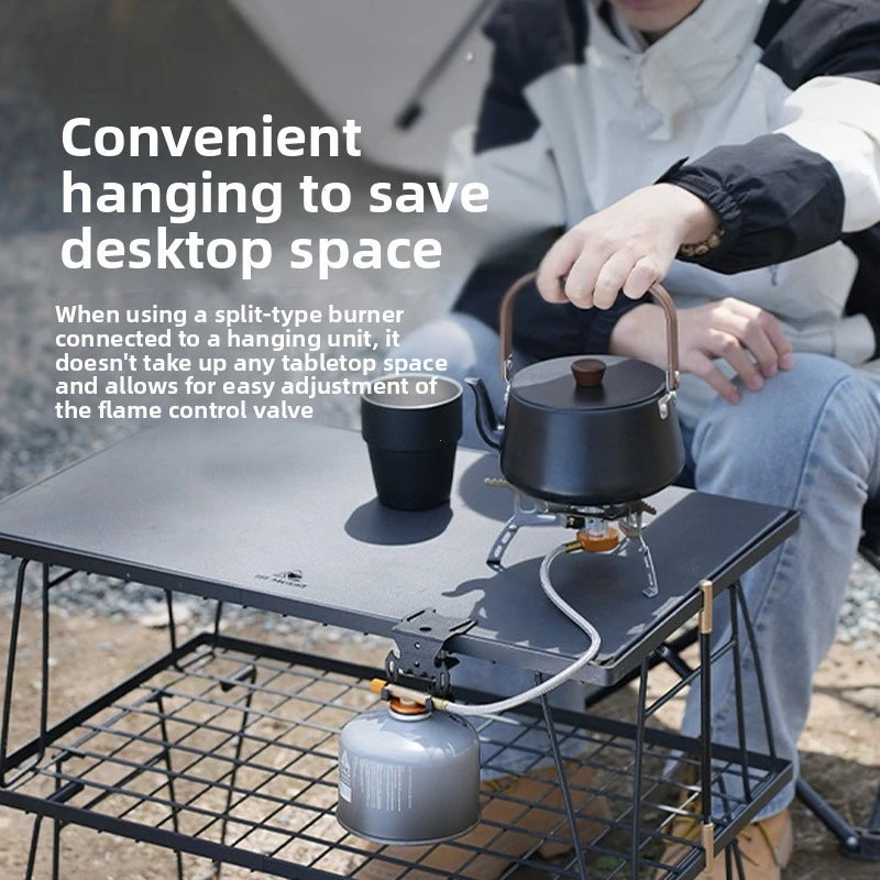 Gasflaschen-Haken für Campingtische – clever-campen Ansicht 2