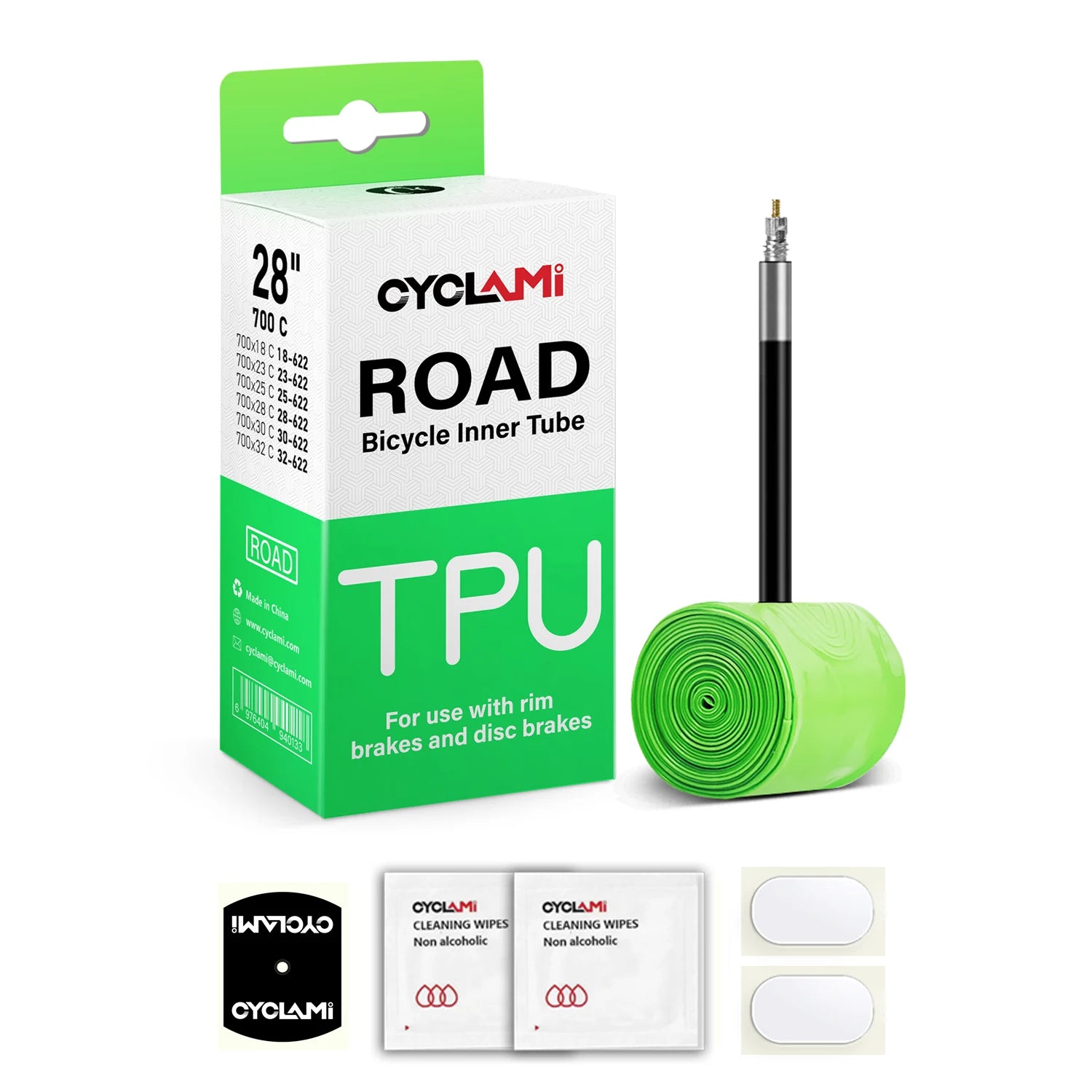 TPU Fahrradschlauch 700C 2er Set für Rennrad und MTB – clever-campen Ansicht 2