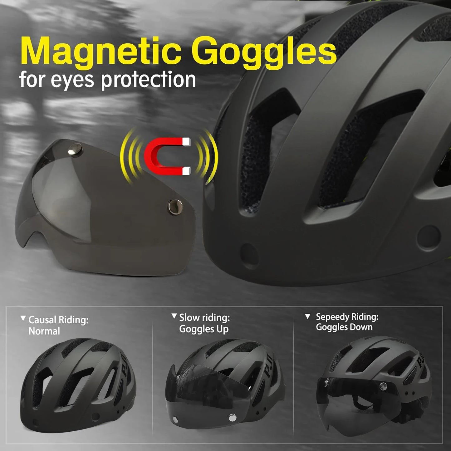 LED-Sonnenbrille für Radfahrer – clever-campen Ansicht 5
