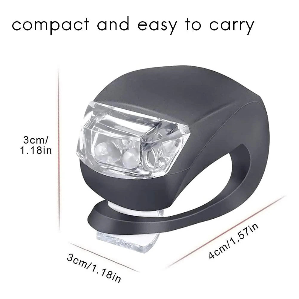 LED Fahrradlicht Set mit 3 Modi – Wasserdicht & vielseitig – clever-campen Ansicht 6