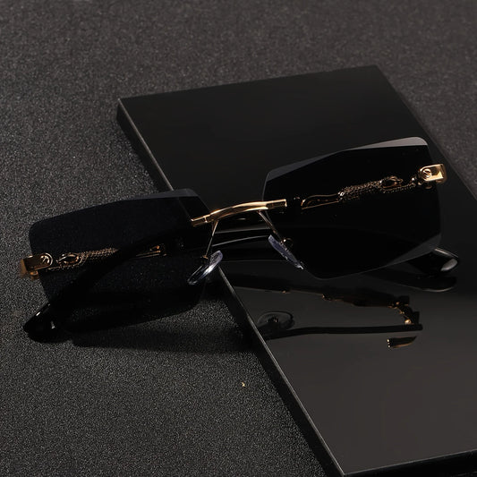 Rimless Sonnenbrillen für Herren und Damen – clever-campen Ansicht 2