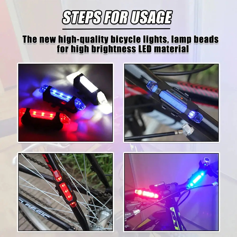 USB Velo Rücklicht Wasserdicht – Mountainbike & Rennvelo – clever-campen Ansicht 6