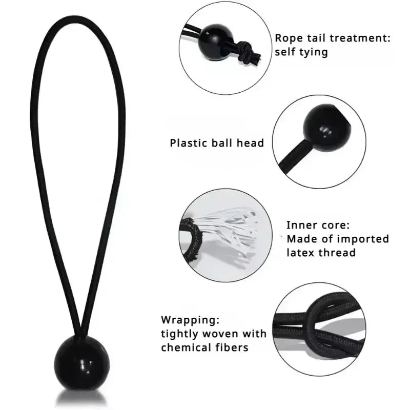Bungee Ball Seil mit Knoten für Camping und Outdoor – clever-campen Ansicht 3