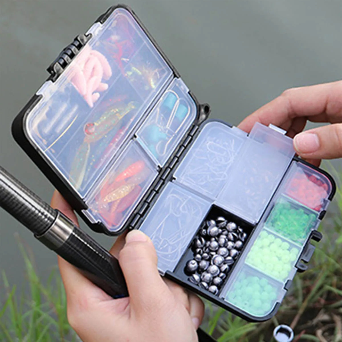 Kleine Tackle Box Organizer für Angler – clever-campen Ansicht 2
