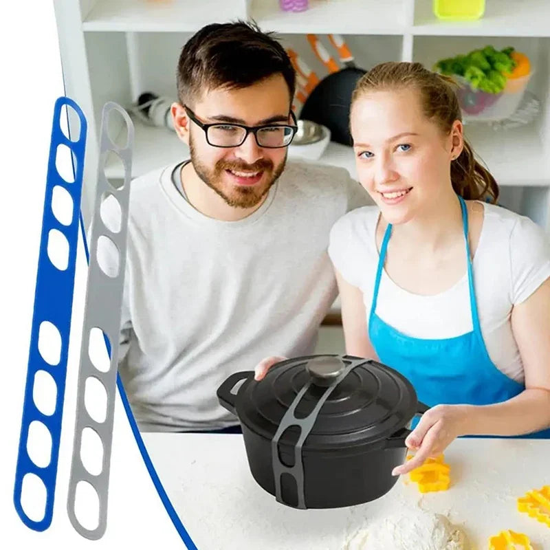 Wiederverwendbares Silikon-Lid-Band für Kochtöpfe – clever-campen Ansicht 4