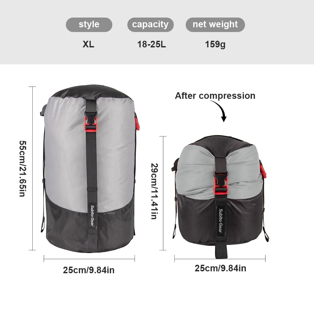 Wasserdichter Schlafsack Kompressionssack für Camping – clever-campen Ansicht 6