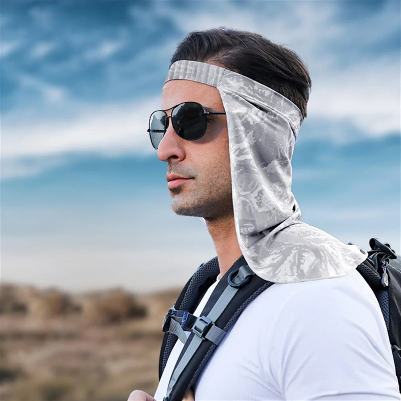 Schutzmütze für Outdoor-Angeln – clever-campen Ansicht 4