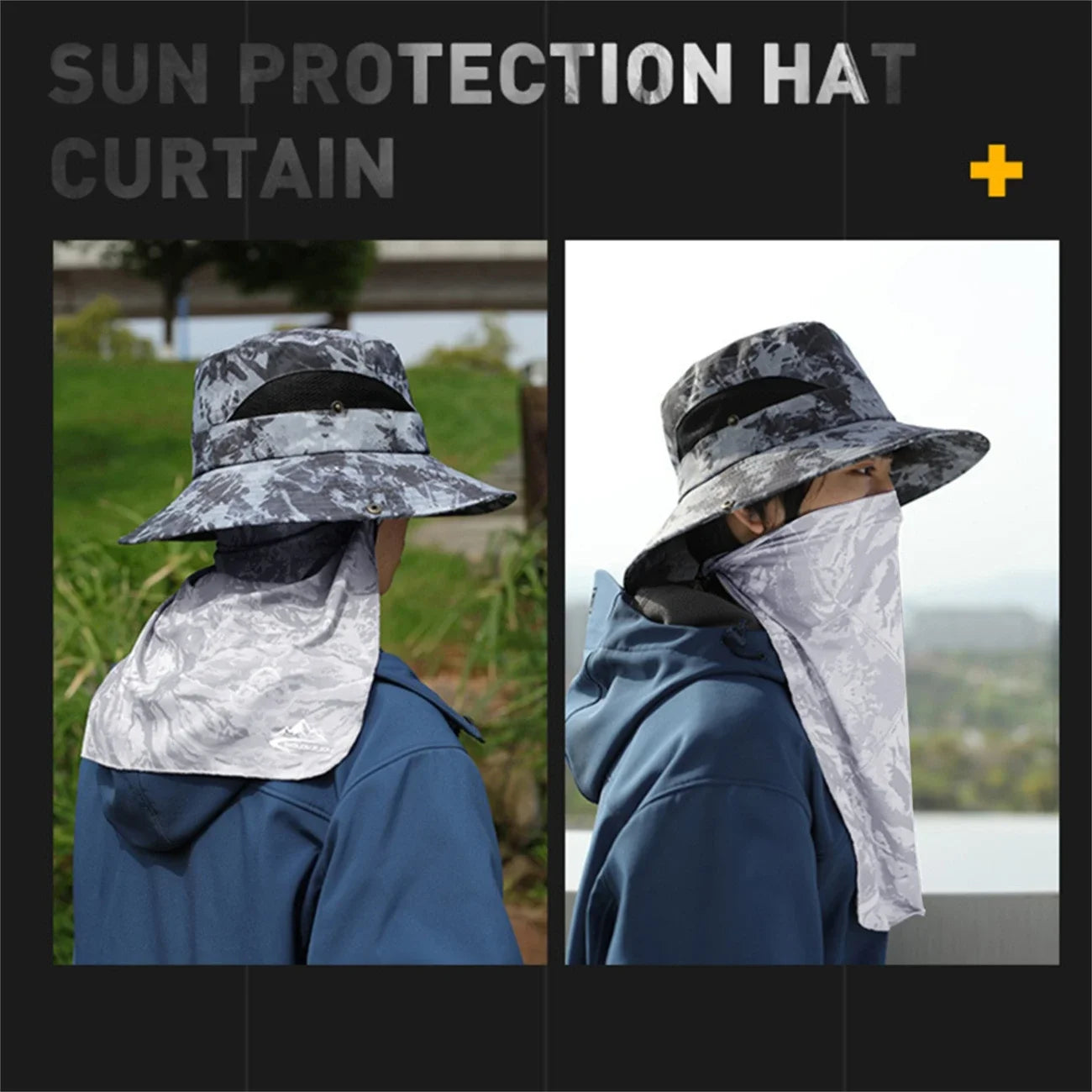 Schutzmütze für Outdoor-Angeln – clever-campen Ansicht 5