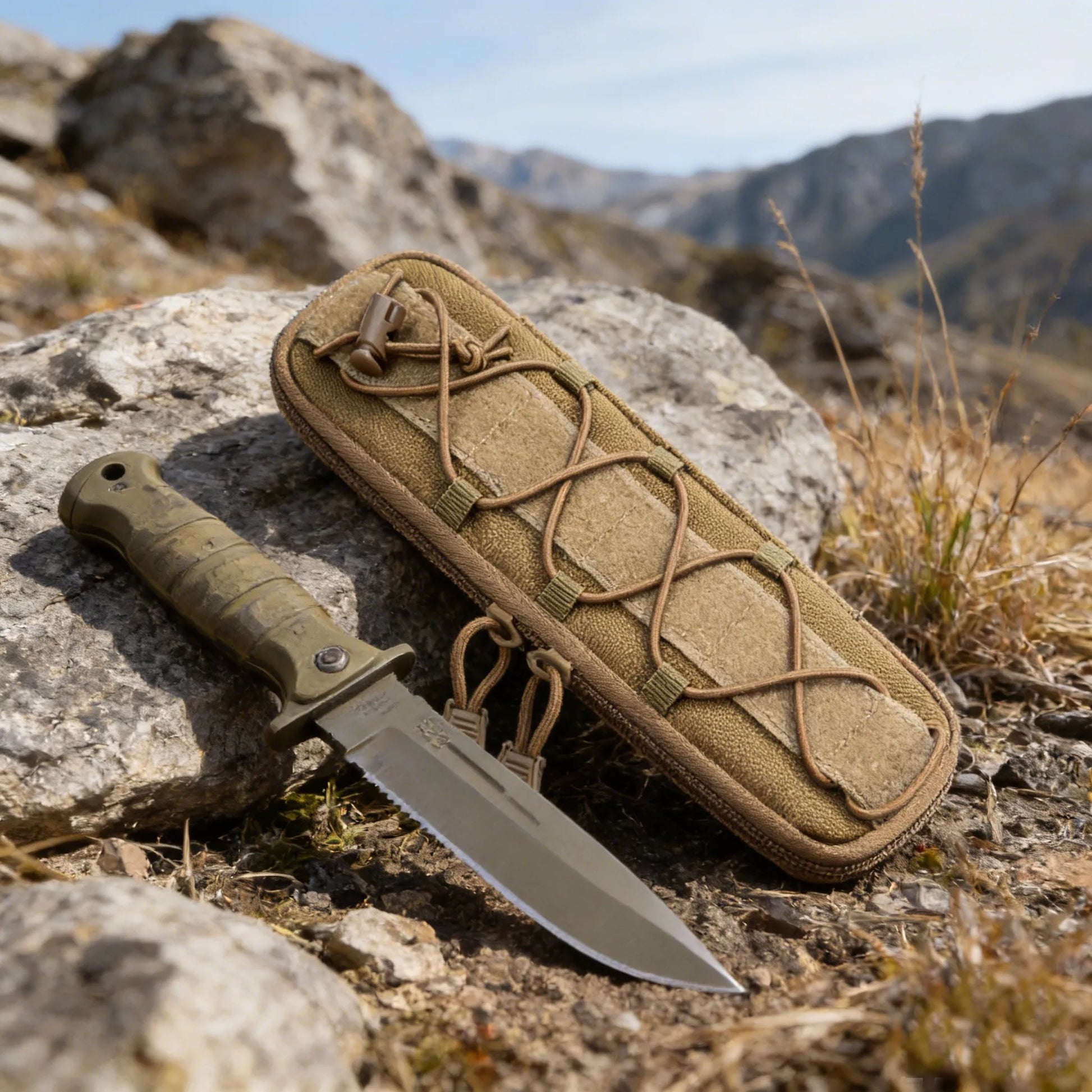 Taktische Molle Messer Tasche für EDC Werkzeuge – clever-campen Ansicht 3