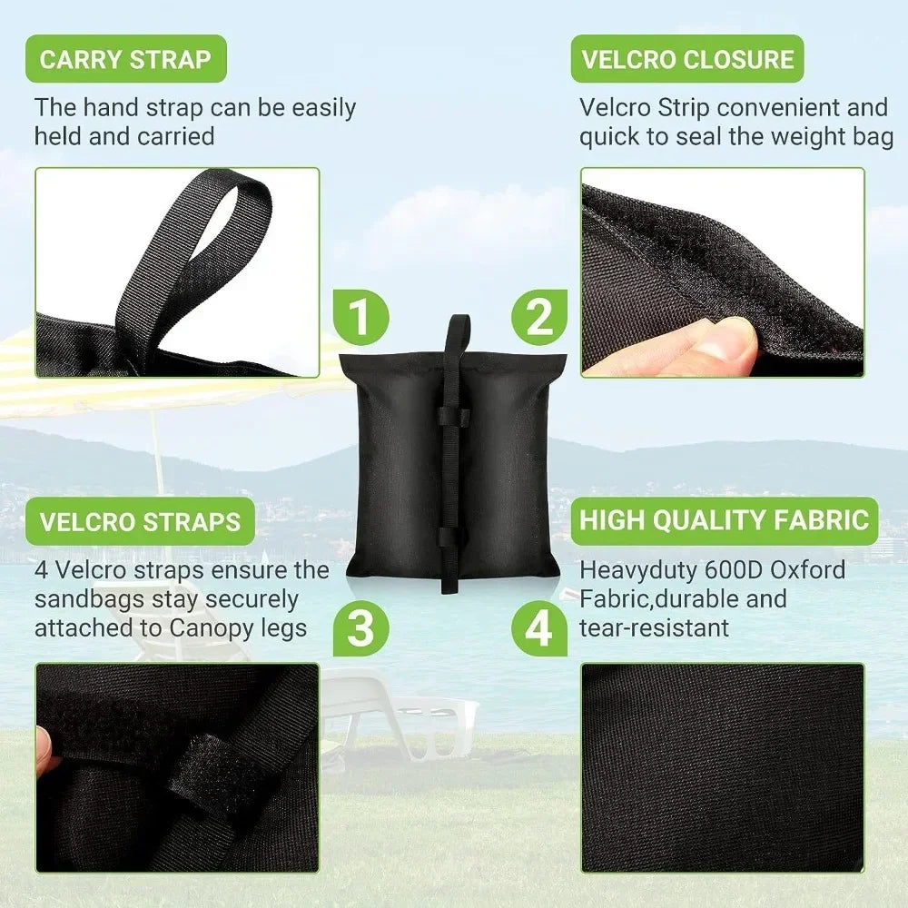 Sandgewicht für Zelte 4er Set – Stabilität – clever-campen Ansicht 3