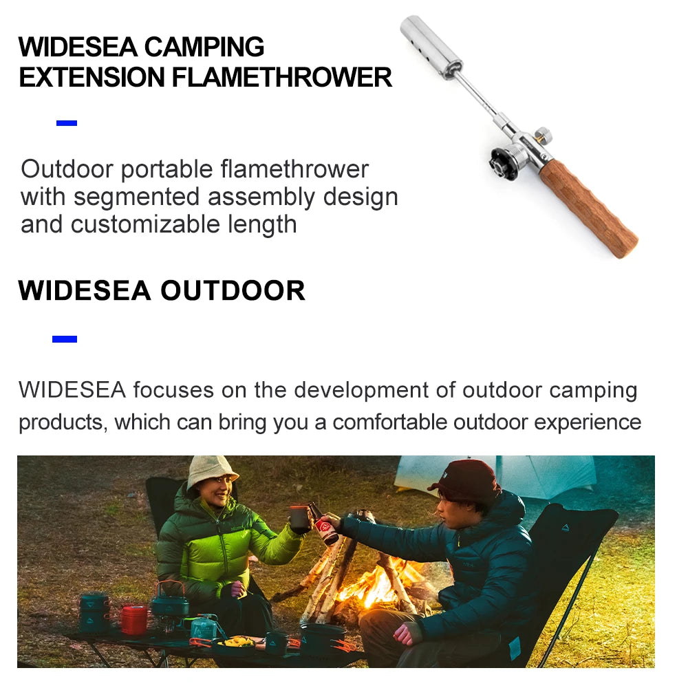 WIDSEA Campingfackel mit abnehmbarem Griff – tragbar – clever-campen Ansicht 6