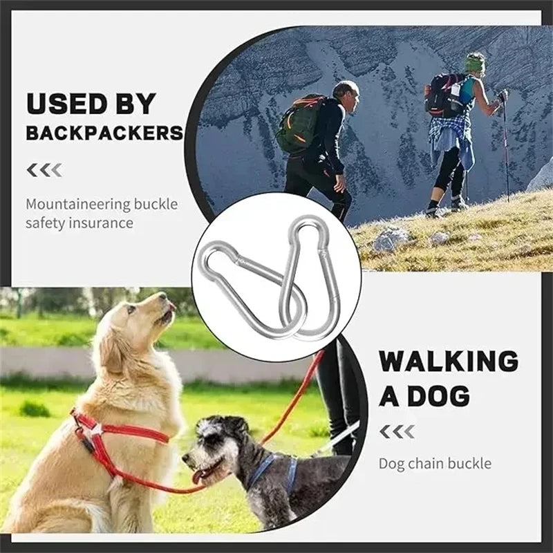 Mini Aluminium Karabiner für Camping und Outdoor – clever-campen Ansicht 3
