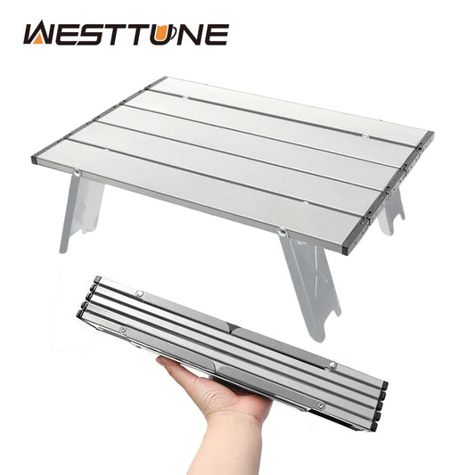 WESTTUNE Mini Camping Tisch Aluminium Klappbar Ultraleicht – clever-campen Ansicht 2