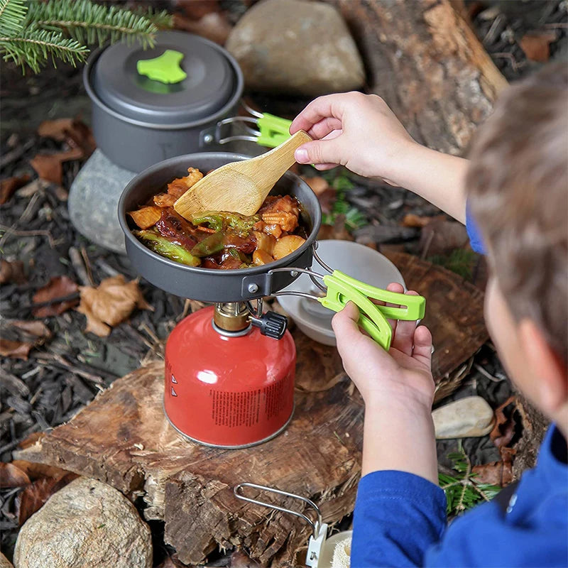 Camping Kochgeschirr Set – Tragbares Outdoor Geschirr – clever-campen Ansicht 4