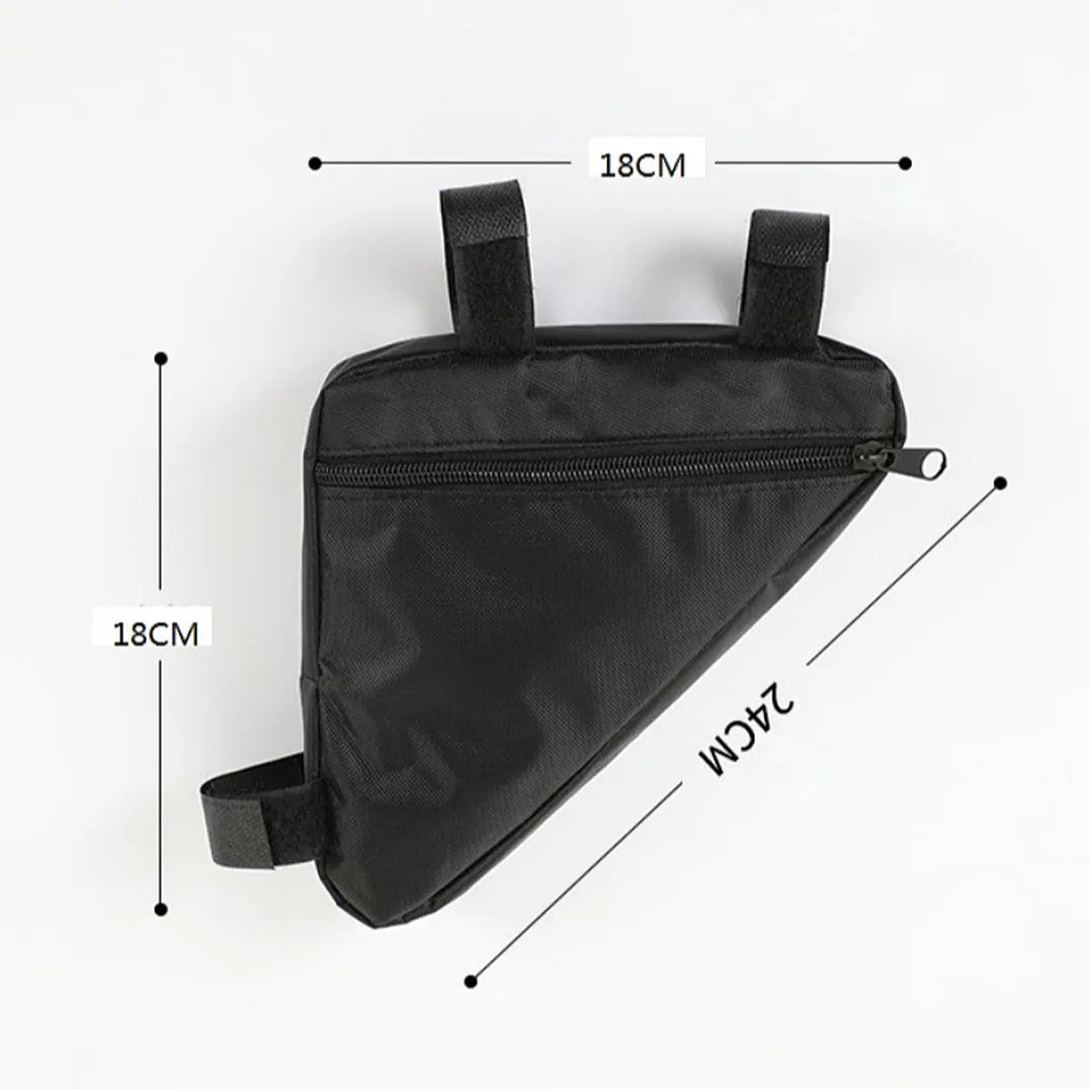Dreieckige Fahrradtasche für Lenker und Rahmen – clever-campen Ansicht 6