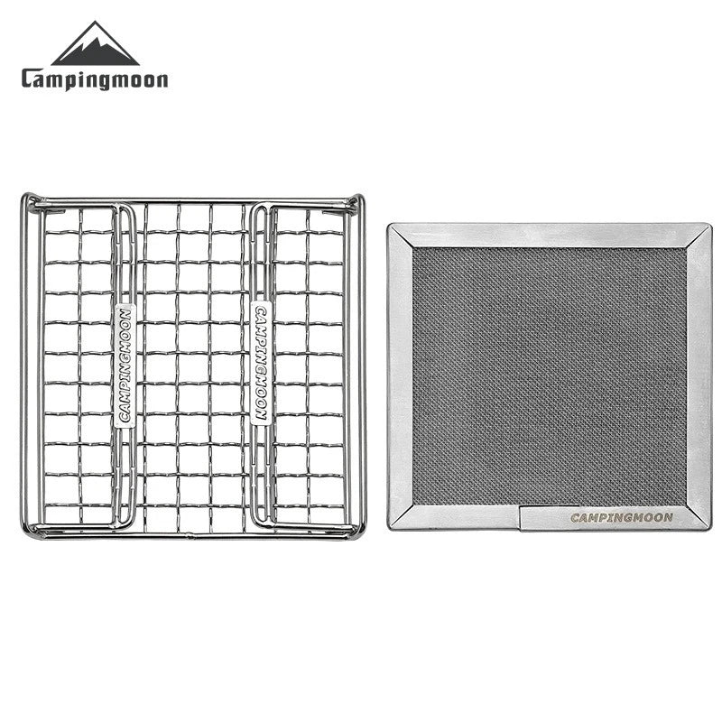 Campingmooon Edelstahl Klappgrill für Gasherd – clever-campen Ansicht 6