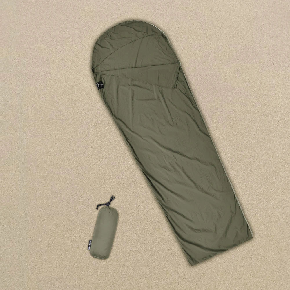 Ultraleichter Mumien-Schlafsack-Inlett für Camping & Outdoor